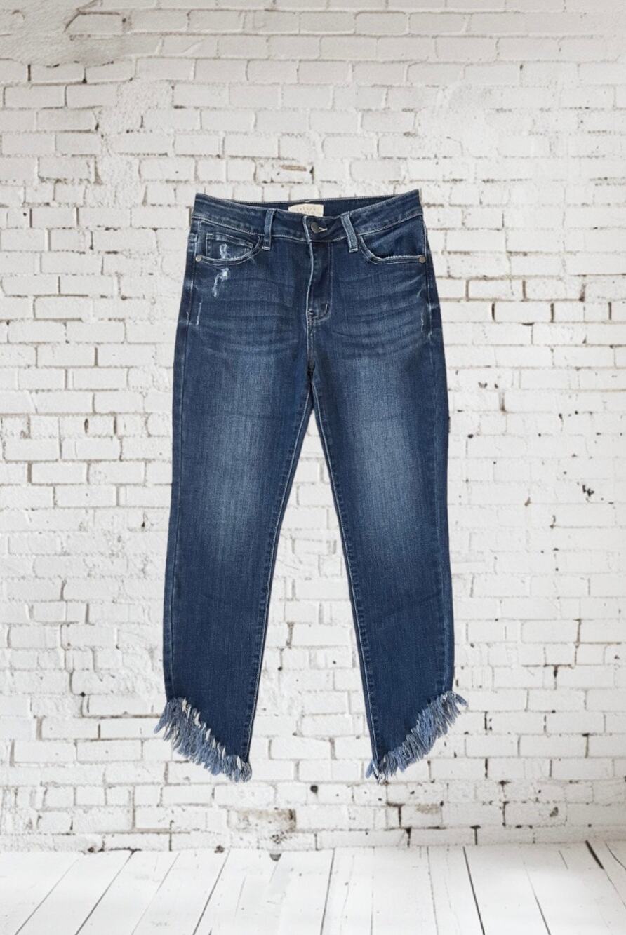 Nature Denim Blue Distressed Jeans Size 9 / 28